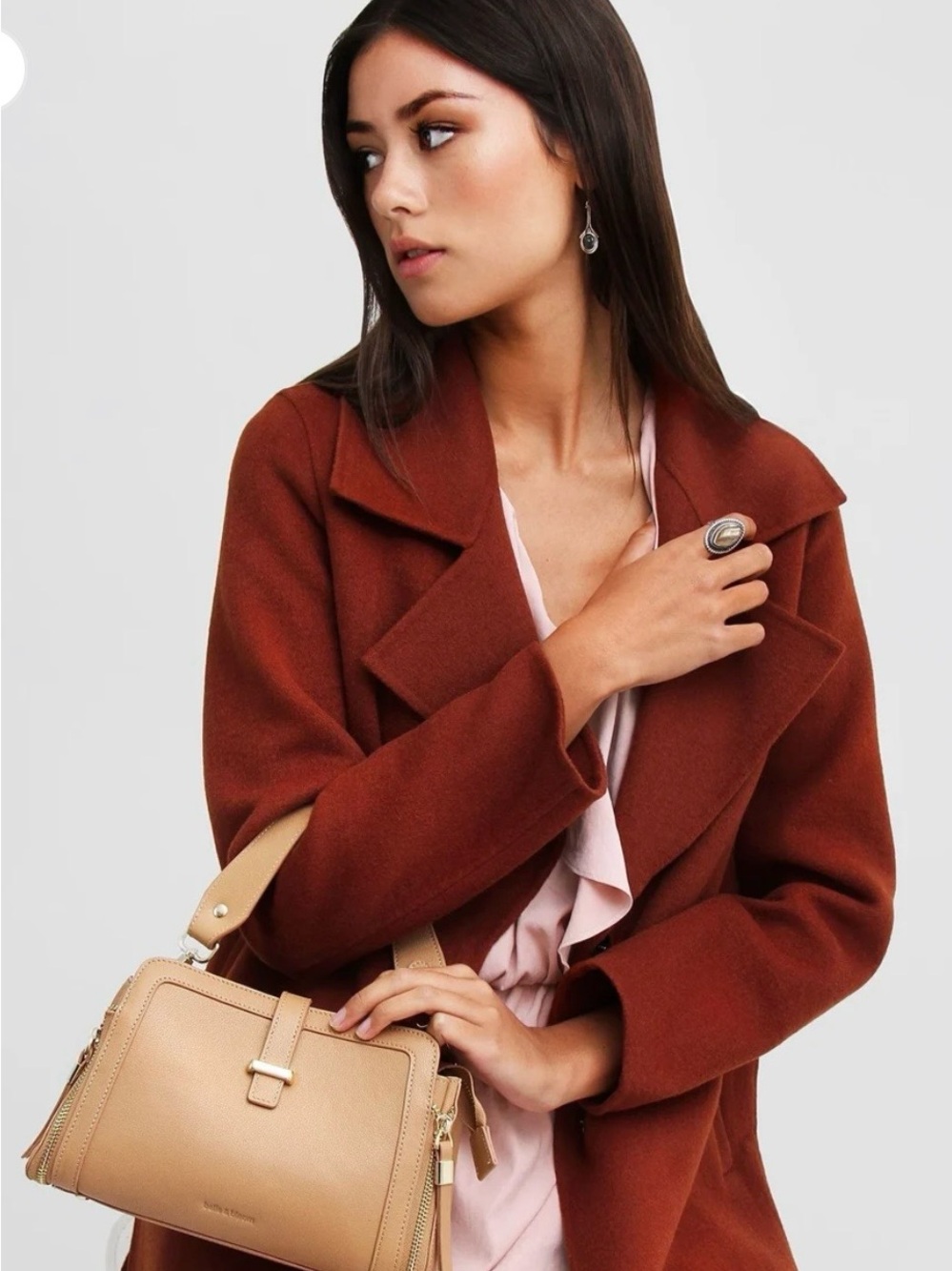 Belle & Bloom Ex-Boyfriend Wool Blend Jacket - Caramel